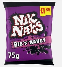Nik Naks Rib 'N' Saucy 20 x