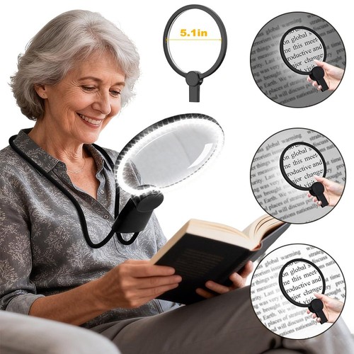 Hands free magnifying glass - hands,