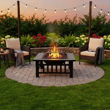 Outdoor Fire Pit Metal Garden