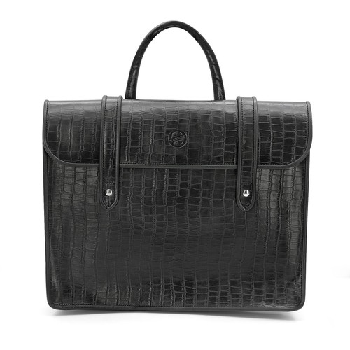 Croco embossed leather - embossed, music