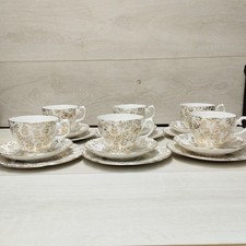 Fine Bone China Tea Set x6 Tea