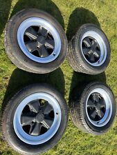 Porsche Fuchs Wheel Set, 6 & 7Jx16 With Centre Caps