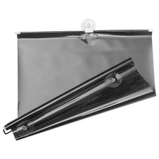  Suction Cup Sunshade Curtain No Drilling Blackout Roller Blind Heat Insulation