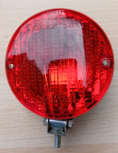 Round rear fog light - round, new