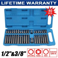 40PC Hex Torx Star Spline BIT