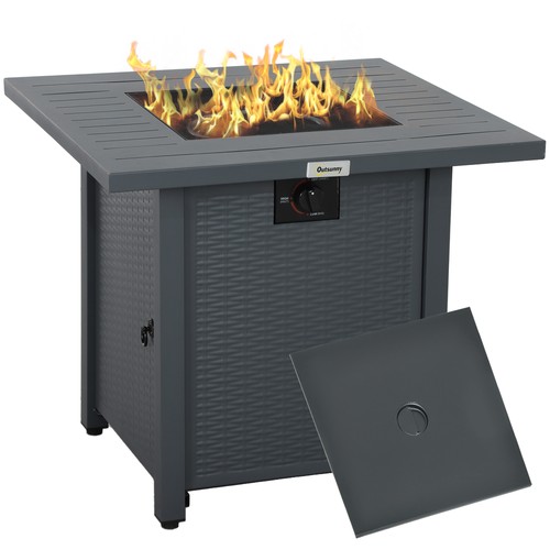 Gas fire pit table - fire,