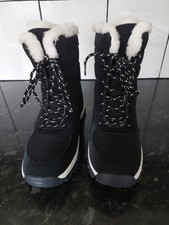 Womens Winter Snow Boots Anti Slip with Warm Fleece Lining for Walking Hiking