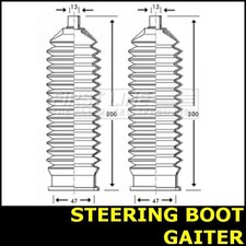 Steering Boot Gaiter Fits