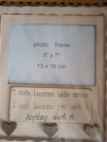 Cream 5x7 wood - photo, frame