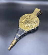 Fireplace Bellow With A Brass