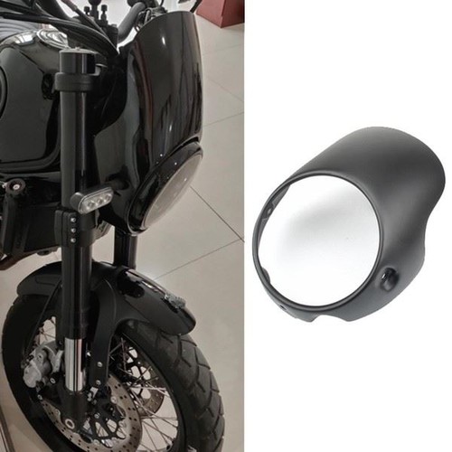 Black motorcycle retro - black,