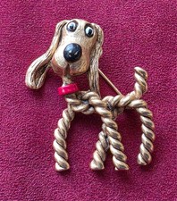 Butler & Wilson brooch dog