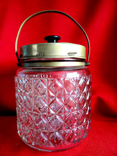 Old Vintage Cut Glass Biscuit/
