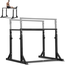 VEVOR Dip Bar Dip Stand Station 800 lbs Adjustable Height for Strength Training