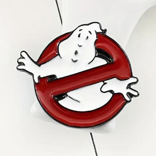 Ghostbuster metal enamel - "ghostbuster",