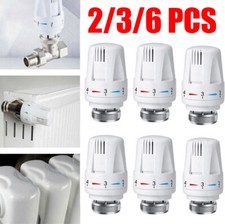 2-6X Thermostat Head TRV Radiator Thermostatic Heater Control Head Heating Valve