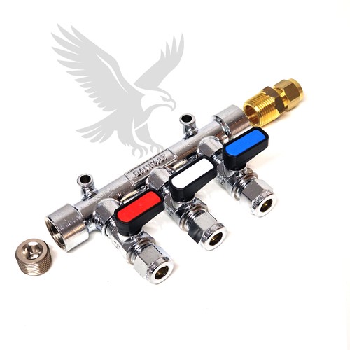 Way gas manifold - way,