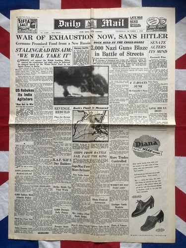 Ww2 newspaper copy october - newspaper,