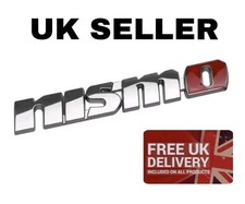 1x NISMO NISSAN RED/SILVER Emblem Badge for 350z GTR JUKE QASHQAI PATROL MICRA 