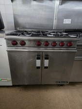 Mv 6 Burner Naural Gas Oven / Range / Cooker / Commercial / Stainless Steel 