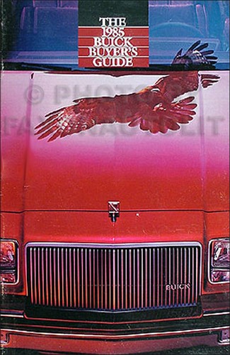 1985 buick sales catalog - catalog, 85