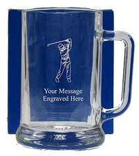 Personalised Golf Pint Glass