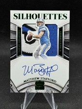 ??GAME-USED, ON-CARD AUTO /5!? 2015 Crown Royale Patch/Auto Matthew Stafford