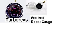 NEW AUDI A3 A4 A6 A8 1.8T TDI SMOKED TURBO BOOST GAUGE