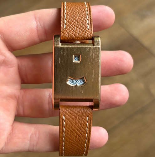 Mens gold retro - gold, watch