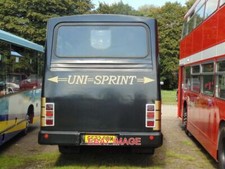 PHOTO  RIBBLE UNI SPIRIT MERCEDES 0.709D 572 G572PRM BUS  (REAR) ALEXANDER-BODIE