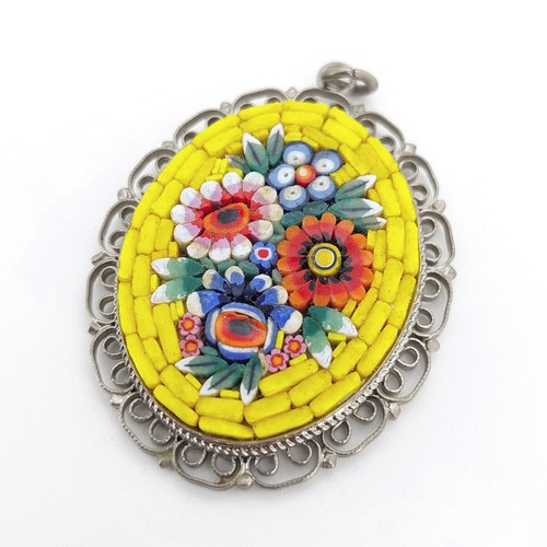 Vintage italian micro mosaic - vintage,