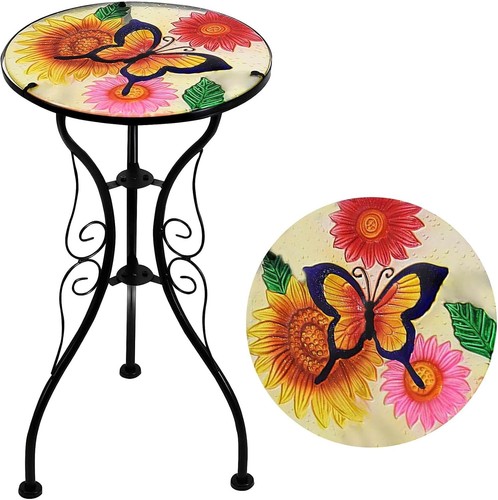 Mosaic garden table colorful - mosaic,