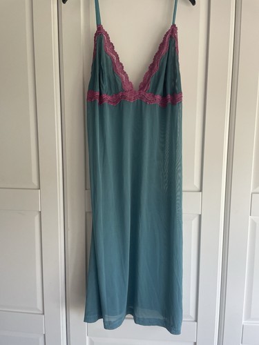 Mesh slip dress lace detailing - dress,