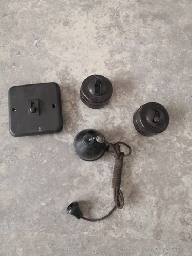 Vintage bakelite switches and - vintage,