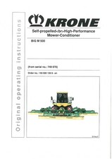 Krone Mower Conditioner Self