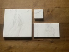 Carrara Natural Solid  White Marble Tiles 