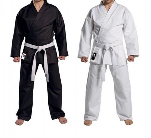 Black and white karate - white,