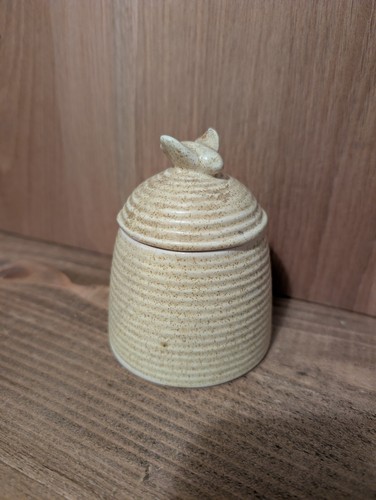 Small lidded honey pot - pot,