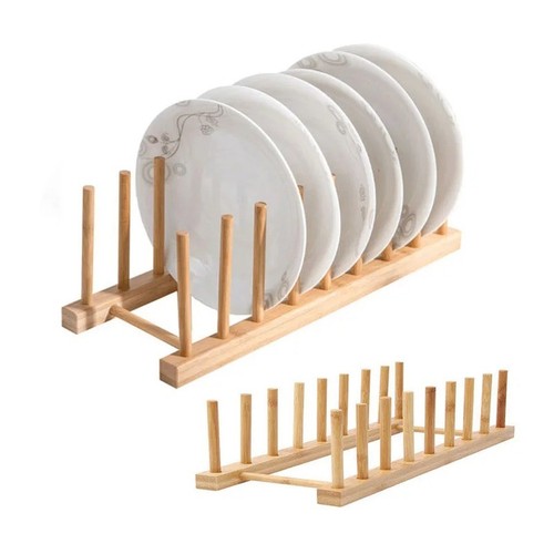 Wooden dish plate cup - wooden, stand