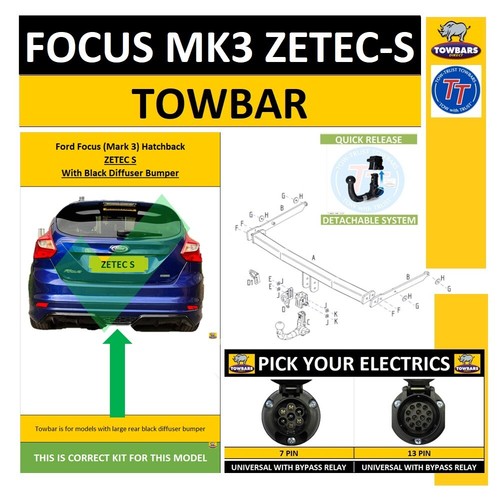 Towbar detachable swan - towbar,