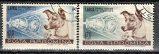 ROUMANIE : 1550-1  (0) -  chien LAIKA (Spoutnik II) (1957)