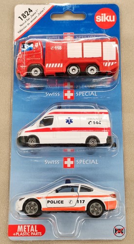 Siku emergency vehicle set - 3,