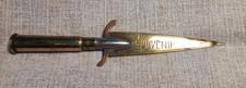 Trench Art. FRANCE - SOUVENIR Engraved Brass Letter Opener WW1