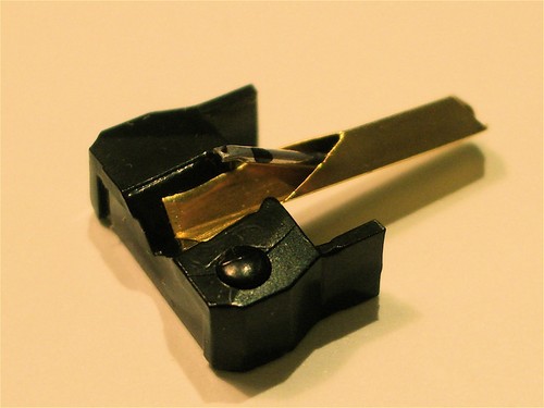 Elliptical record stylus for - record,