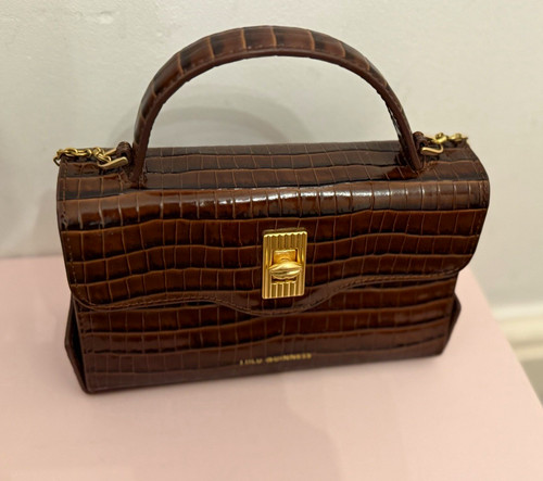 Lulu guinness brown leather - brown,