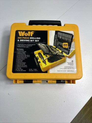 Wolf 204 piece drilling - piece,