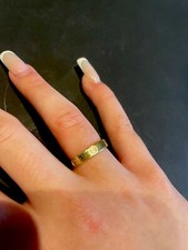 Cartier love ring yellow gold