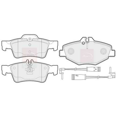 Apec front rear pads - &,