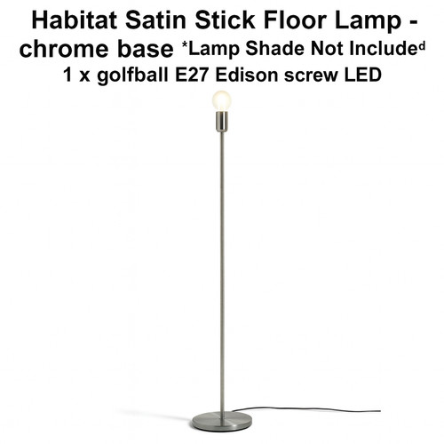 Floor lamp habitat satin - floor,