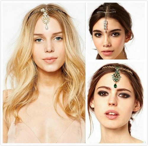 Rhinestone crystal headpiece - crystal,